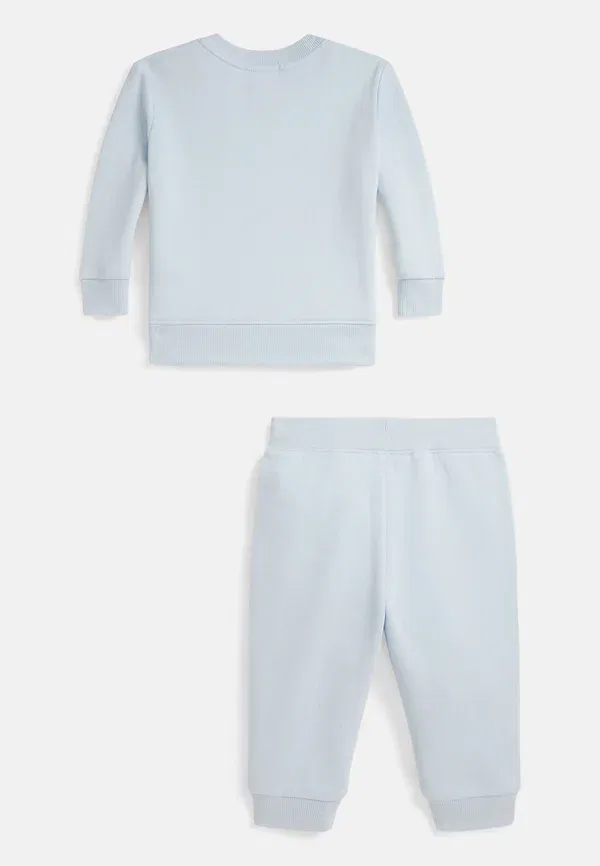 Комплект из свитшота и штанов с принтом Polo bear, Polo Ralph Lauren, Beryl Blue, синий — фото 2