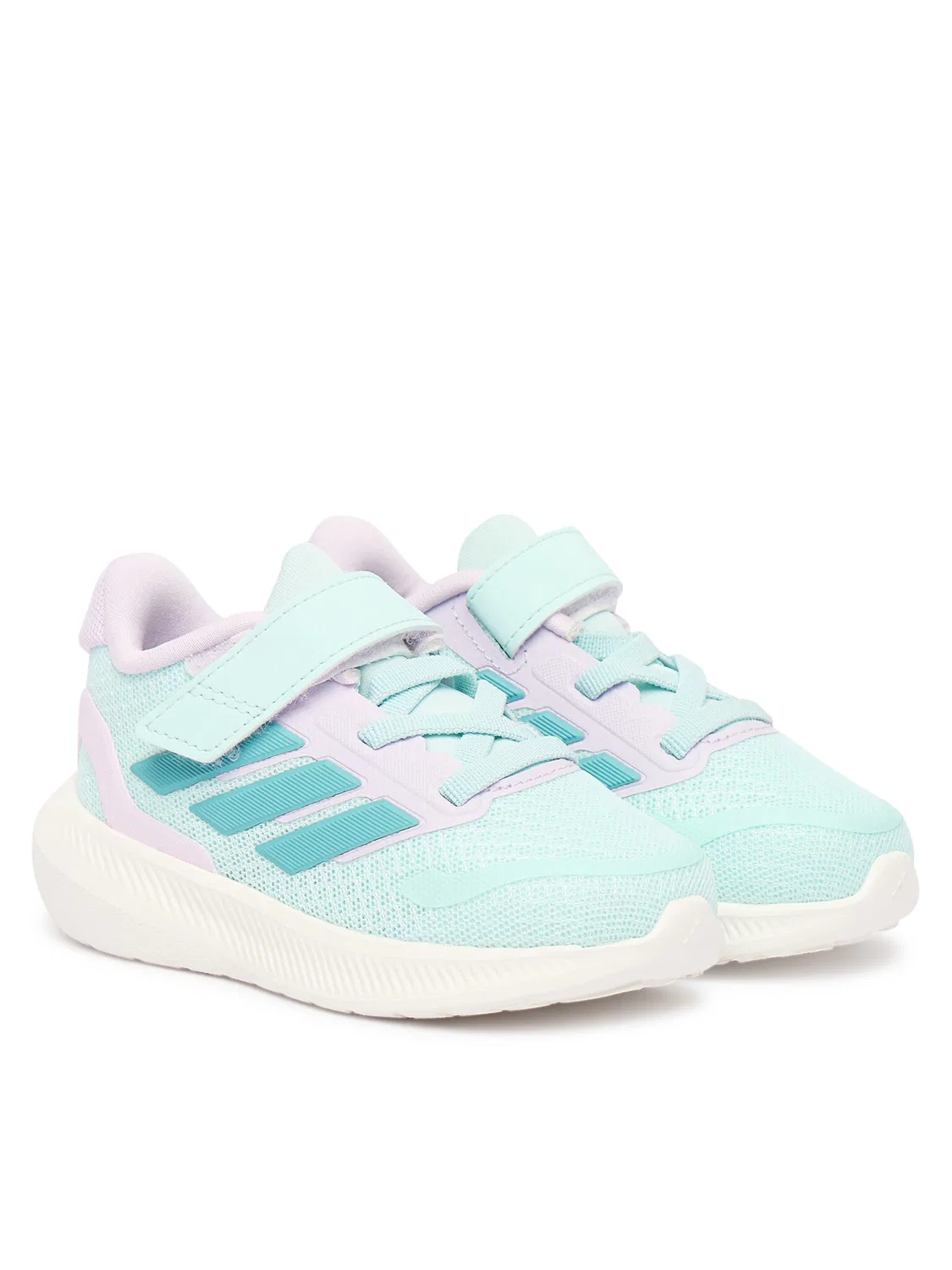 Кроссовки для девочки Runfalcon Adidas, зеленый — фото 2