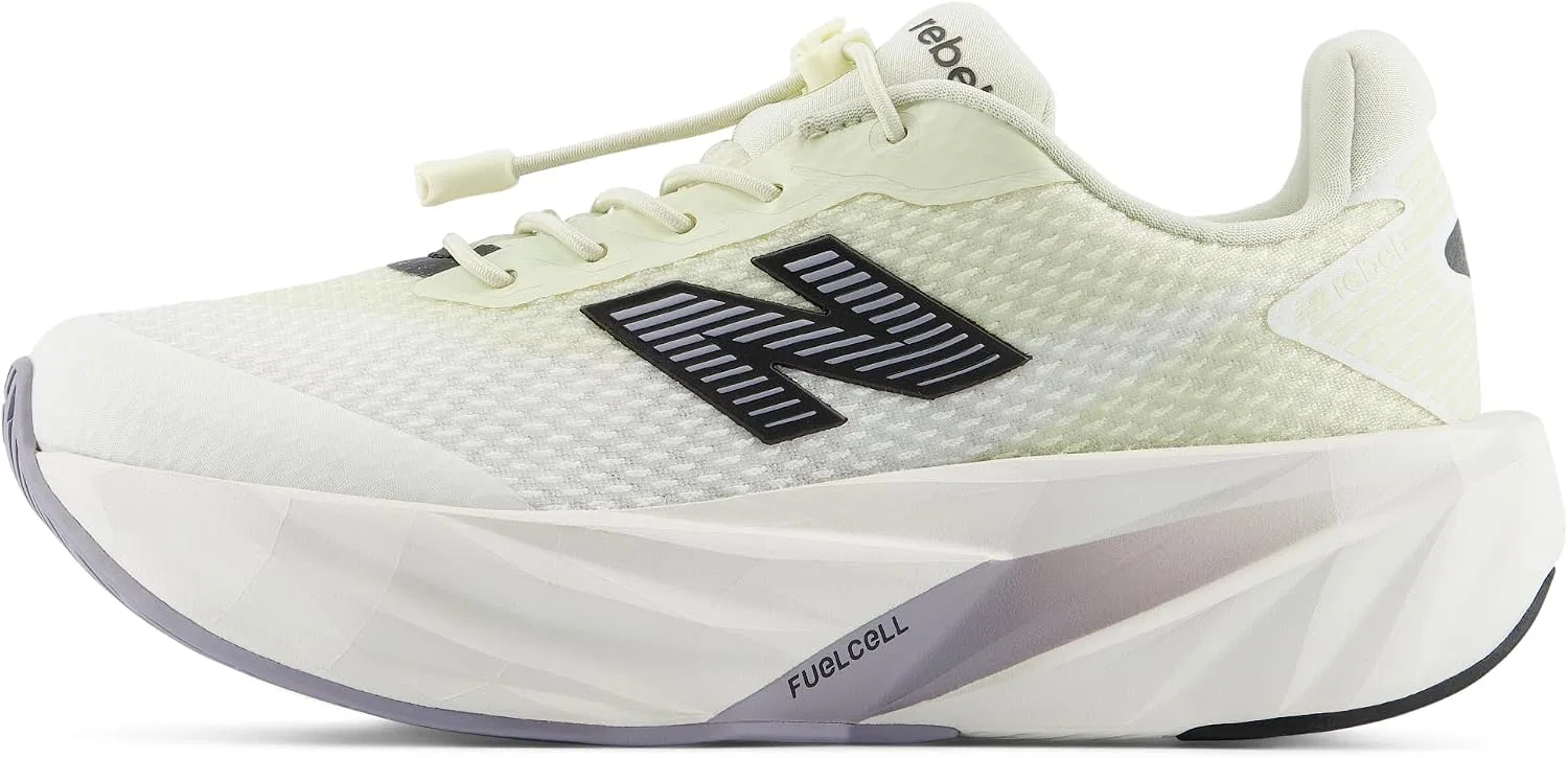Детские кроссовки для бега FuelCell Rebel Bungee Lace W/Toggle New Balance, Pistachio Butter/Sea Salt — фото 2