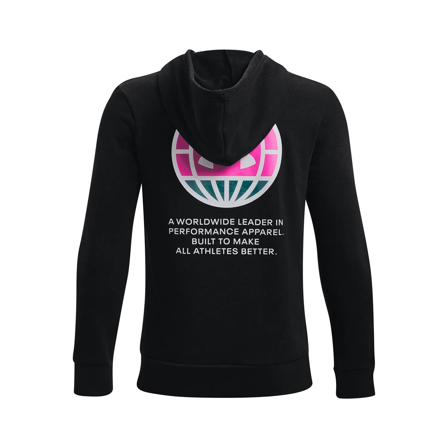 Детское худи Rival Fleece Under Armour, Schwarz — фото 3
