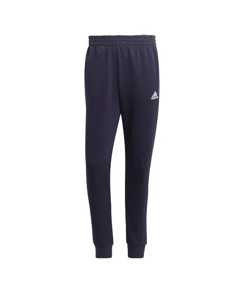 Мужской спортивный костюм с принтом трех полос, из футера Adidas, Navy — фото 3