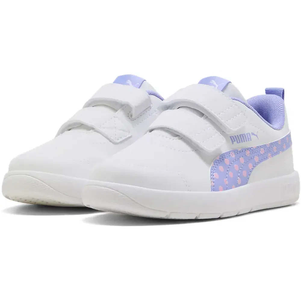 Кроссовки Courtflex V3 Dotty V PS Puma, белый — фото 2