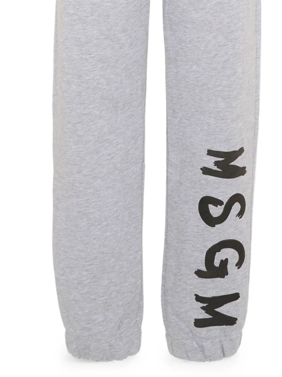 Спортивные штаны с логотипом, серые MSGM, серый — фото 3