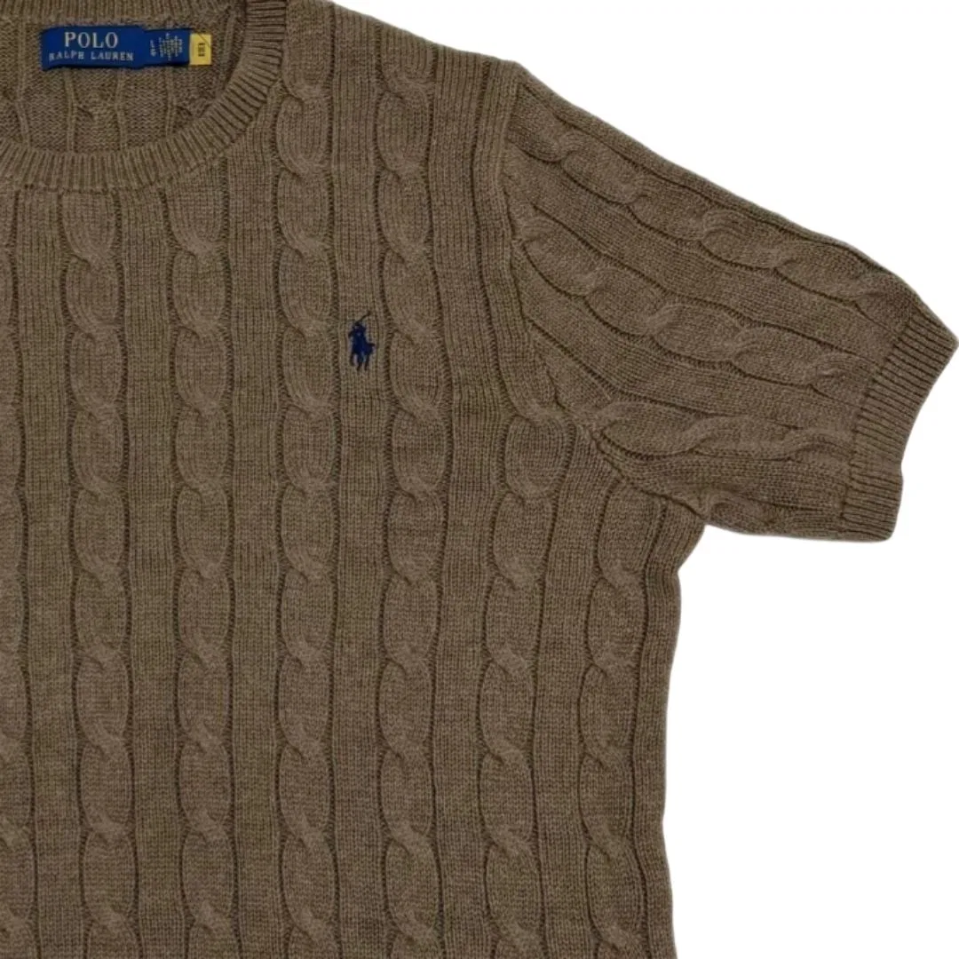 Мужской свитер с круглым вырезом Brown Polo Ralph Lauren, Brown — фото 4