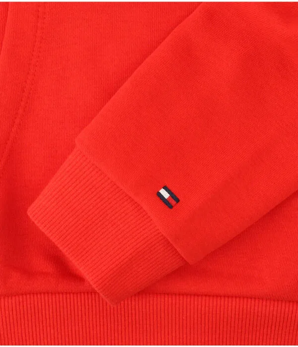 Детское худи Regular Fit Tommy Hilfiger, красный — фото 4