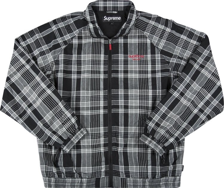 

Куртка Supreme Madras Track Jacket 'Black', черный