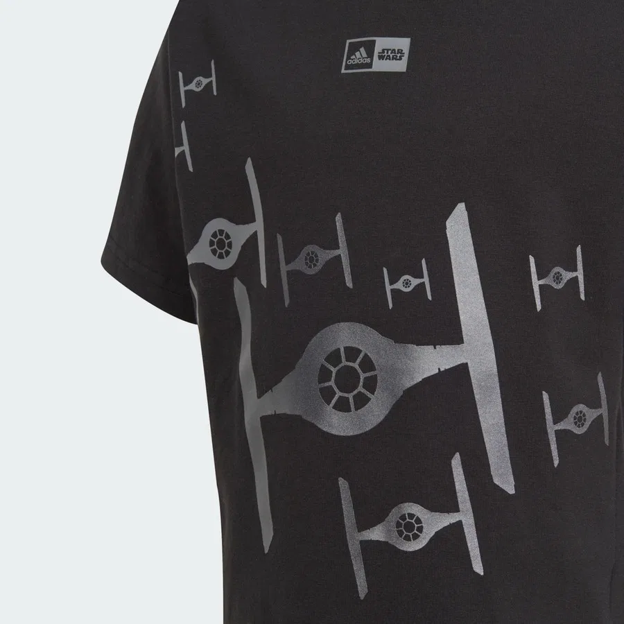 Футболка с принтом adidas x Star Wars Z.N.E. Tee, adidas, Черный — фото 3