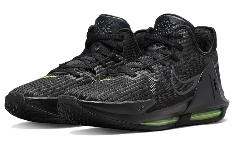Кроссовки Nike LeBron Witness 6, черный/желто-зеленый — фото 3