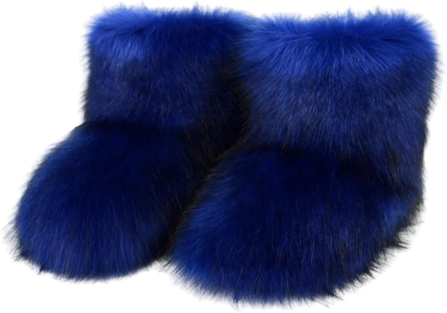 Детские зимние сапоги для девочек с искусственным мехом Urmycos, Royal Blue