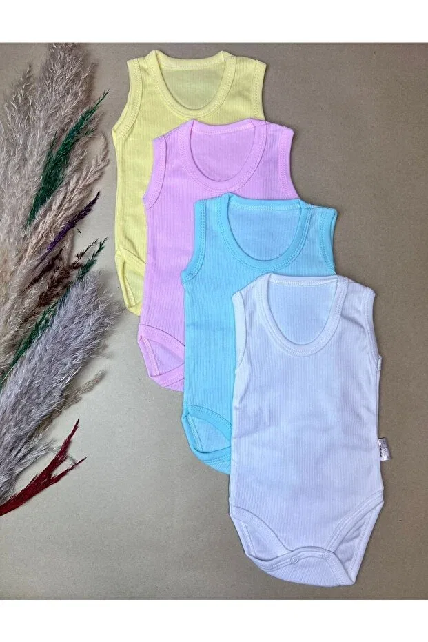 Детское боди-комбинезон для девочек с принтом Basics Sparrow Laurel, Pink/Yellow/Green/White