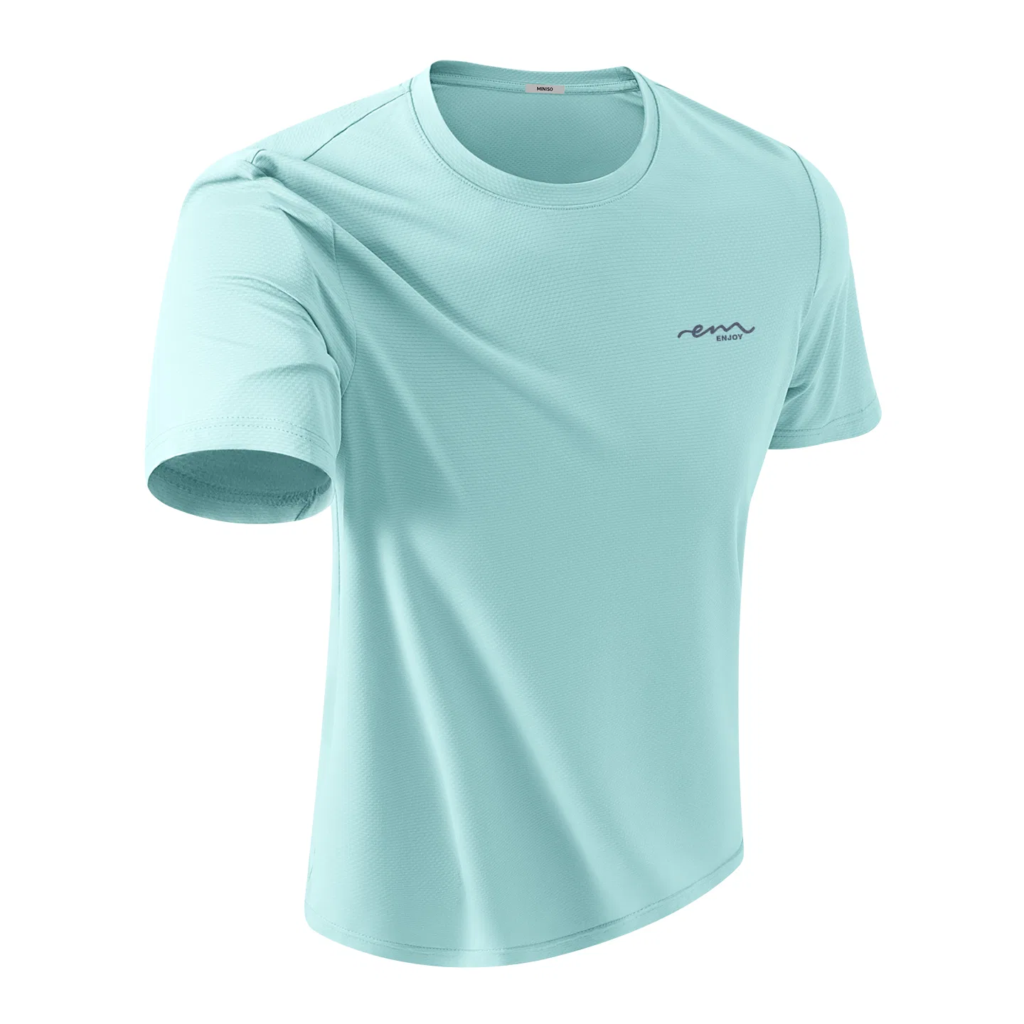 Футболка детская с принтом MINISO, Ice Silk Breathable Sun Protection Aqua Green