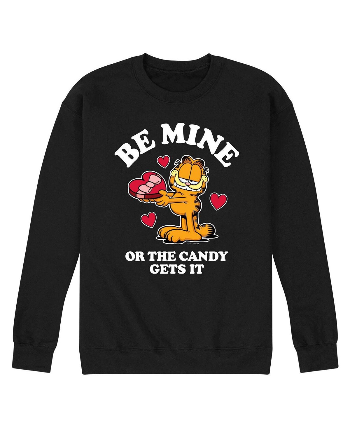 

Мужская флисовая толстовка garfield be mine AIRWAVES, черный