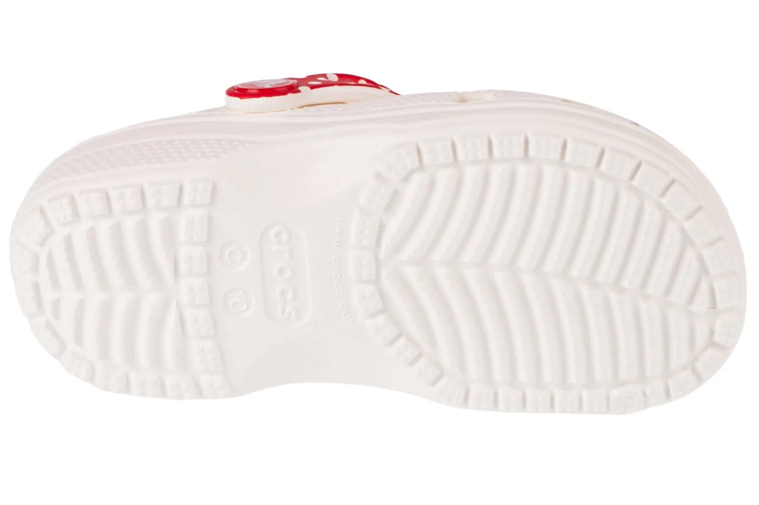 Детские шлепанцы с принтом Classic Disney Minnie Mouse Clog Crocs, Weiß — фото 4