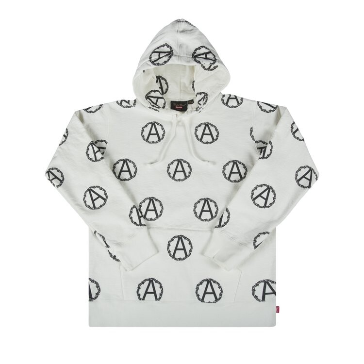 

Толстовка Supreme x Undercover Anarchy Hooded Sweatshirt 'White', белый