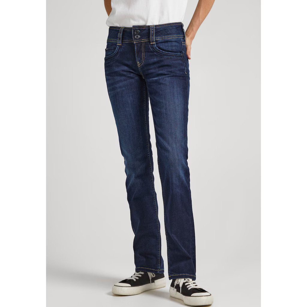 

Прямые джинсы Pepe Jeans "GEN", синий (размер 26/30)
