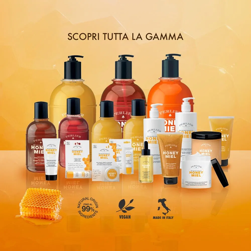 Скраб для тела Honey & Sugar, Perlier, 500 мл, Медовый Желтый — фото 4