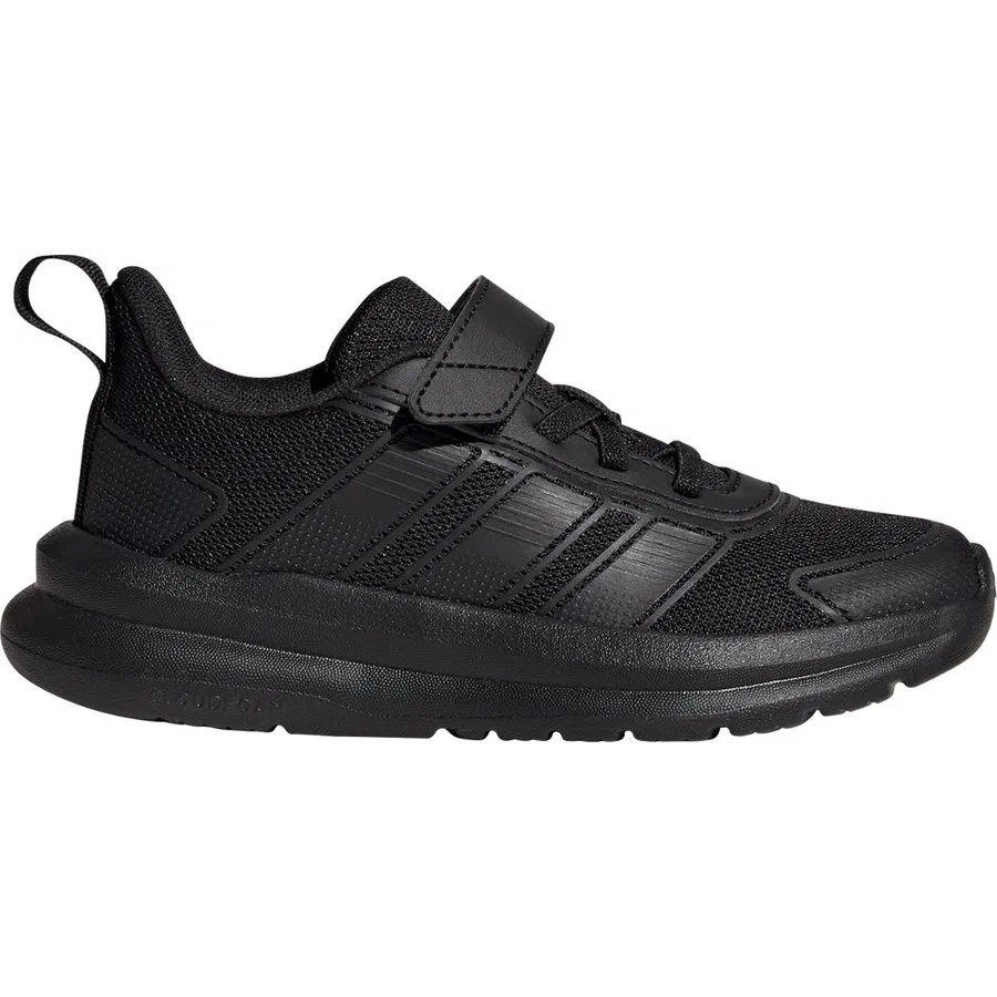 Кроссовки детские с эластичными шнурками и липучкой Tensaur Run 4.0 adidas, Черный