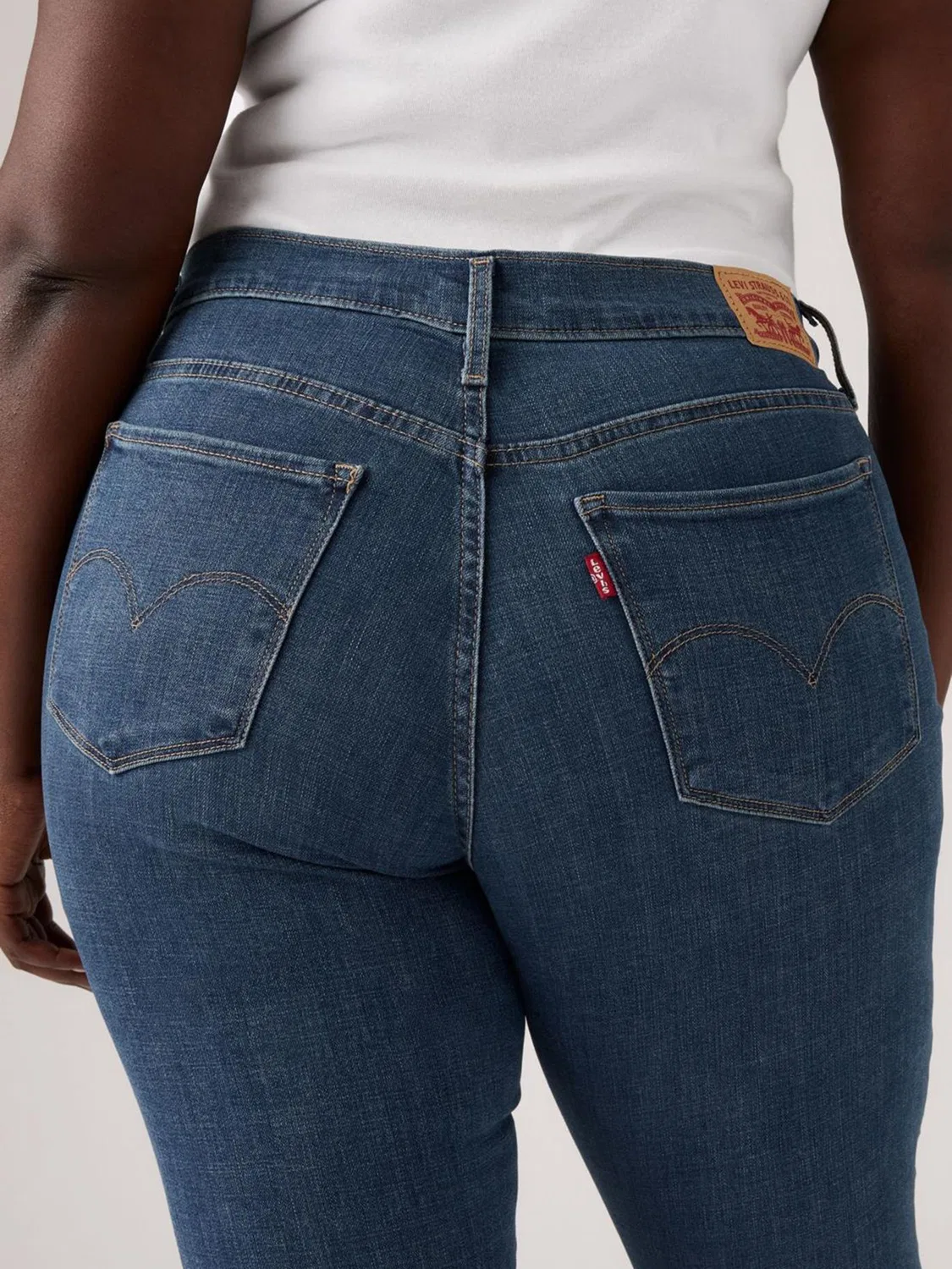 Синие джинсы скинни Levi's Lapis Gallop 311 — фото 4