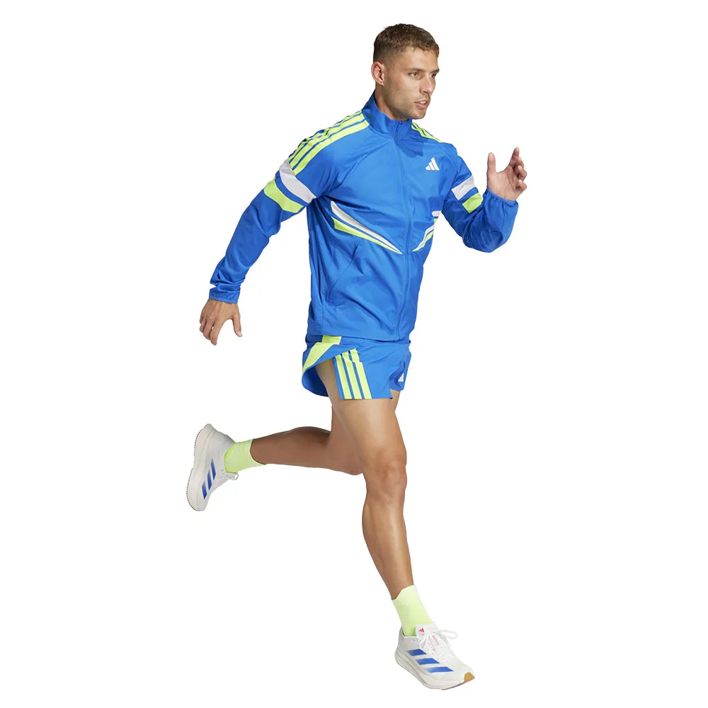 Куртка спортивная adidas Adizero Retro, синий — фото 4