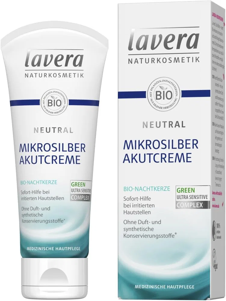 Активный крем Neutral Microsilver Acute Cream, lavera, 2 x 75 мл