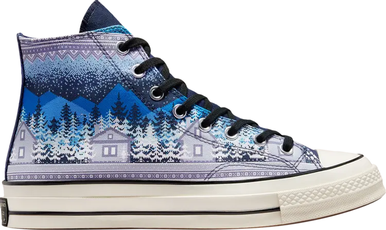 

Кроссовки Converse Chuck 70 High Holiday Sweater - Midnight Navy, синий