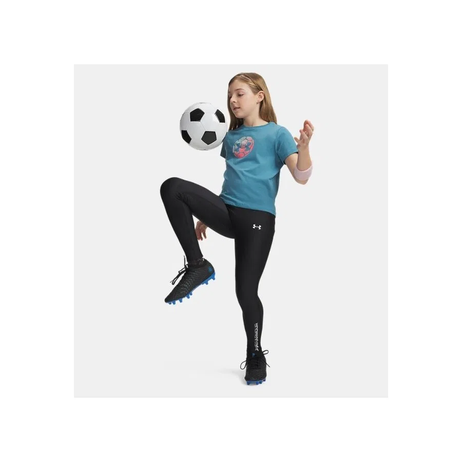 Леггинсы с принтом UA Heatgear Graphic Under Armour, Черный — фото 3
