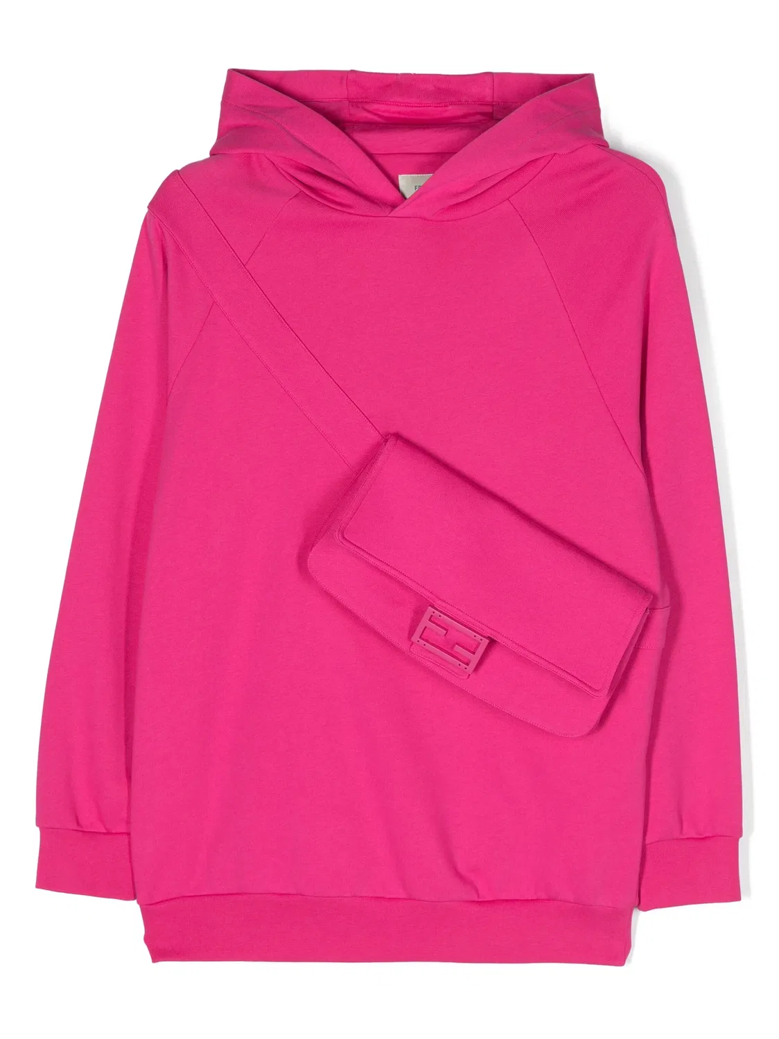 Худи с логотипом FF FENDI, розовый