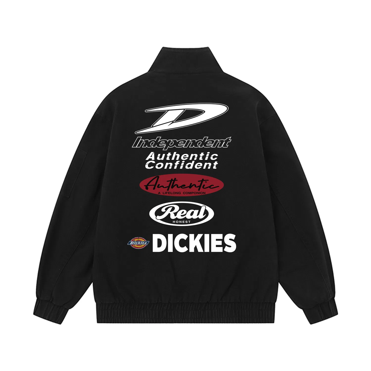 Детская куртка с воротником-стойкой прямого кроя Dickies, Ecru — фото 3