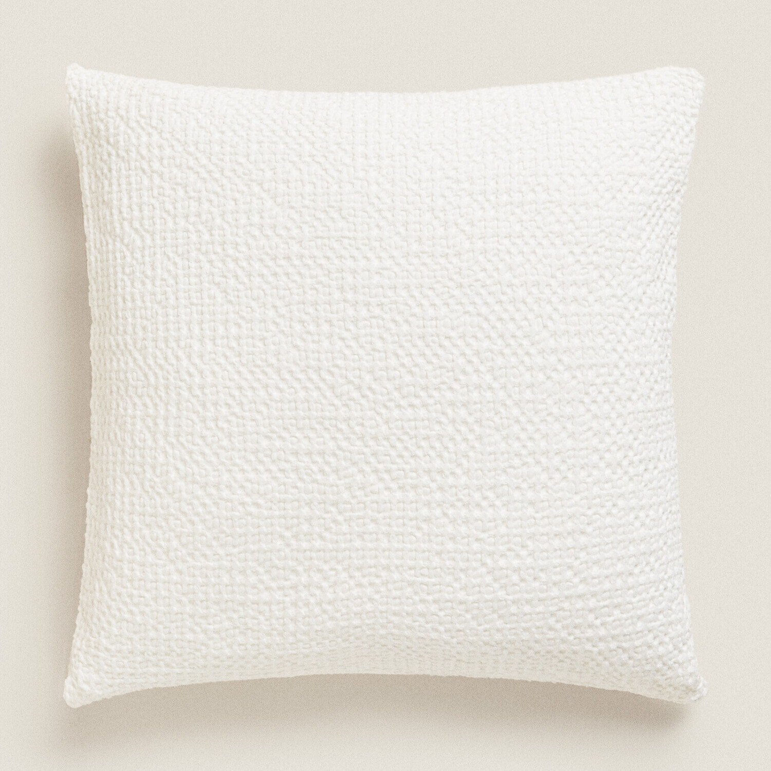 

Чехол на подушку Zara Home Waffle-knit, белый