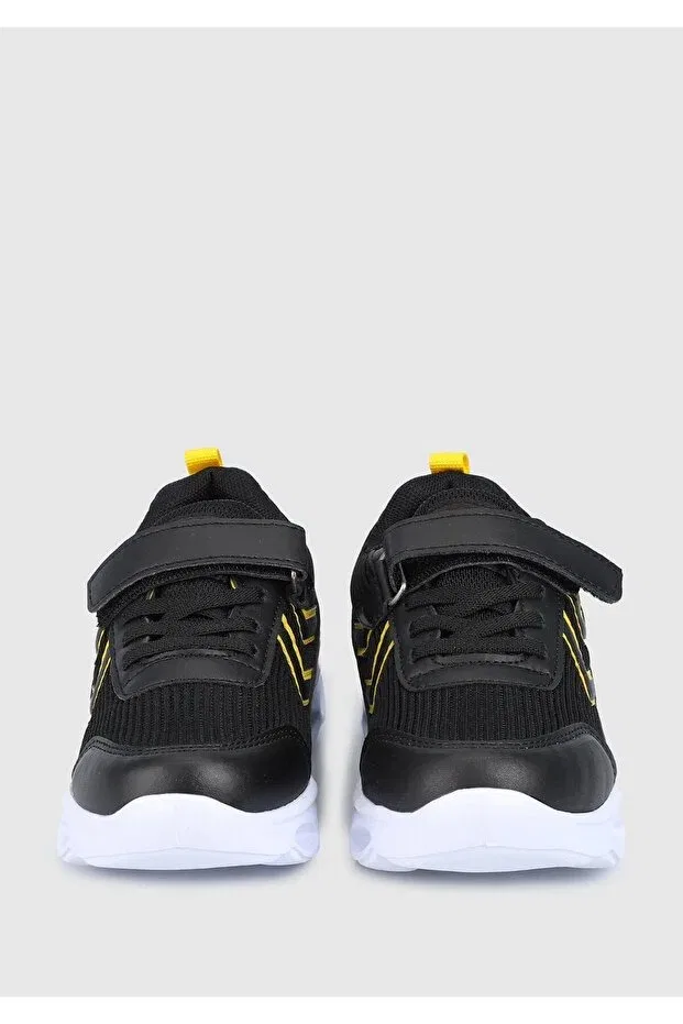 Детские кроссовки для девочек с подсветкой Hummel, Black — фото 3