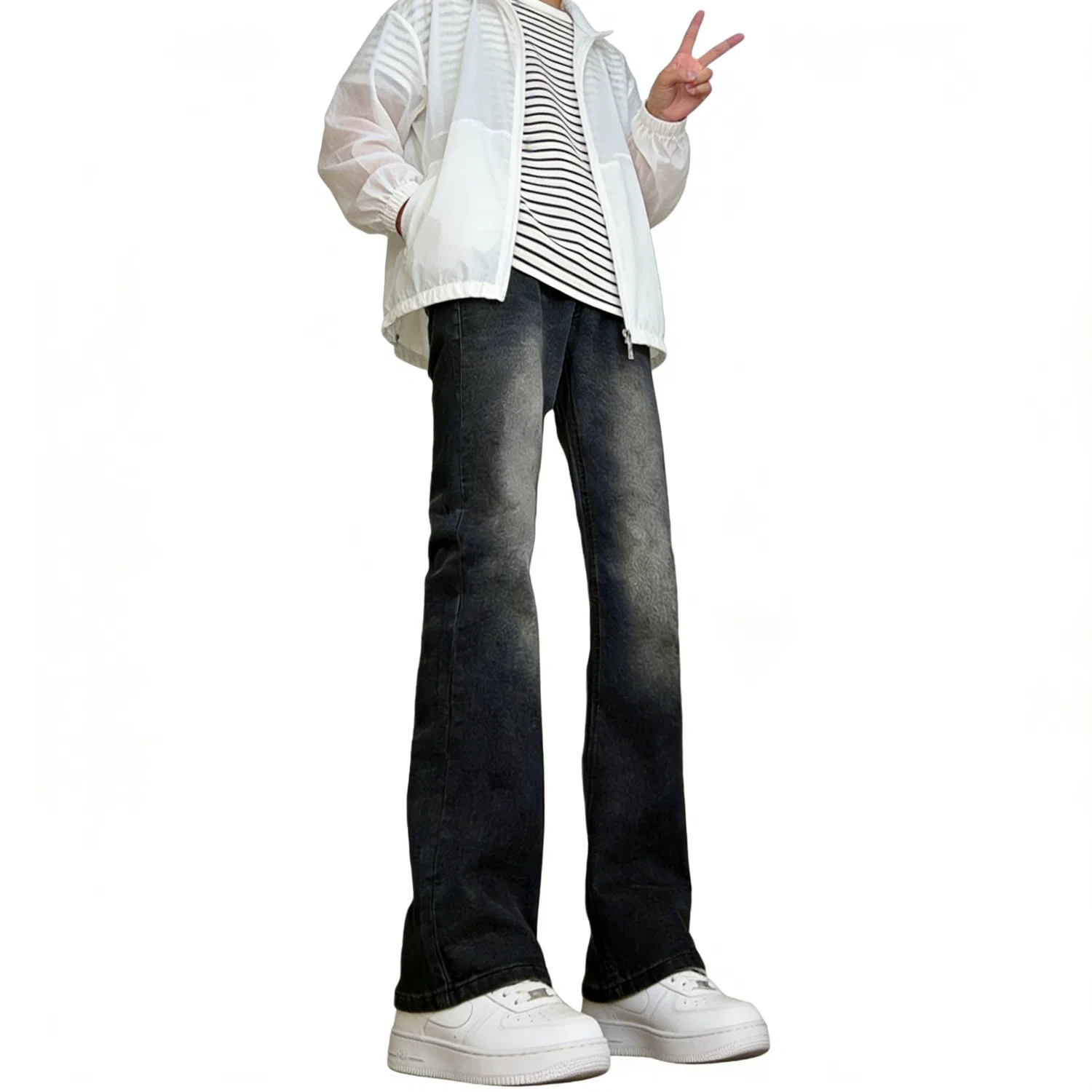 Детские джинсы прямого кроя Unisex Straight Fit Pants MUSCLETECH