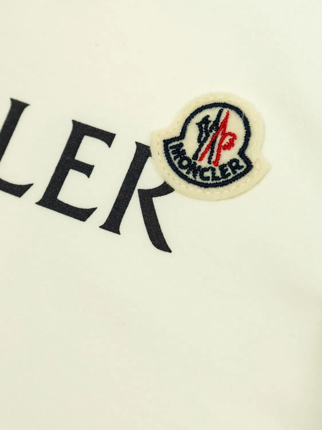 Футболка Moncler, белый — фото 4