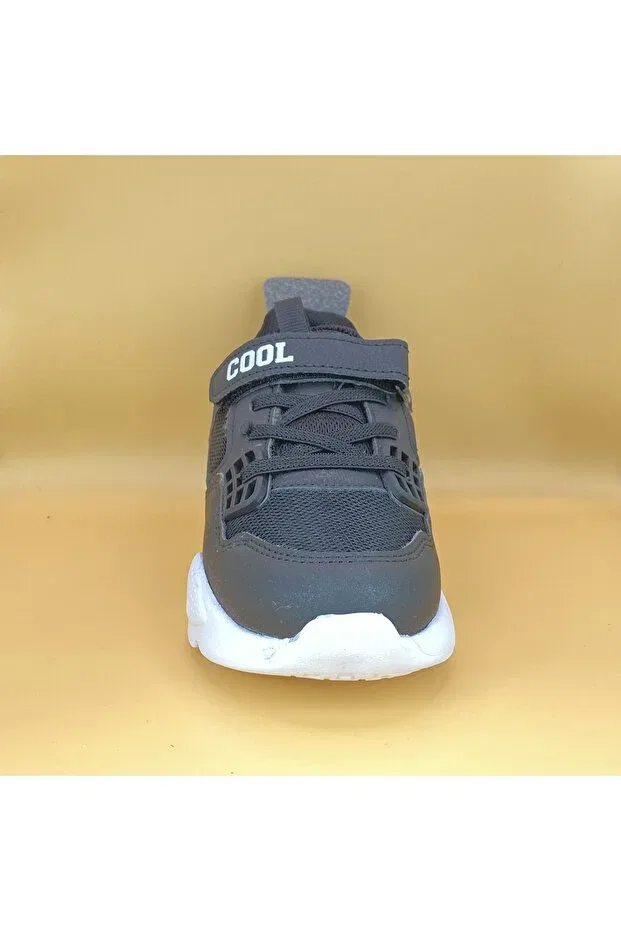 Детские кроссовки для девочек на липучке Cool Kids, Black — фото 2