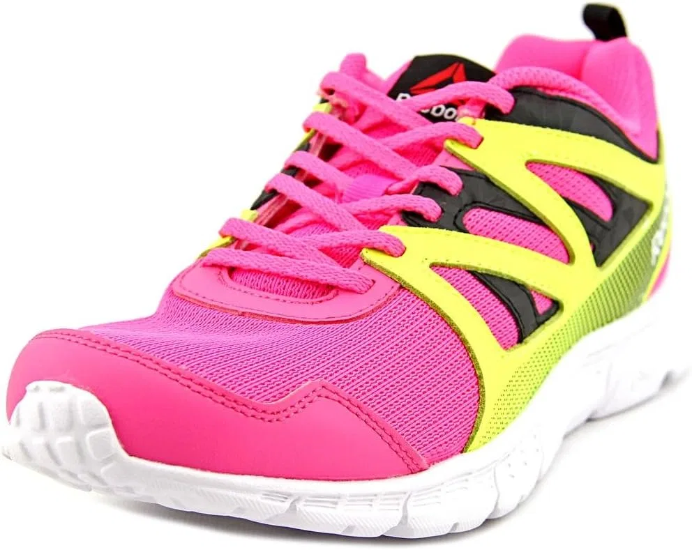 Детские кроссовки для бега Run Supreme 2.0 Reebok, Solar Pink/Black/Solar Yellow