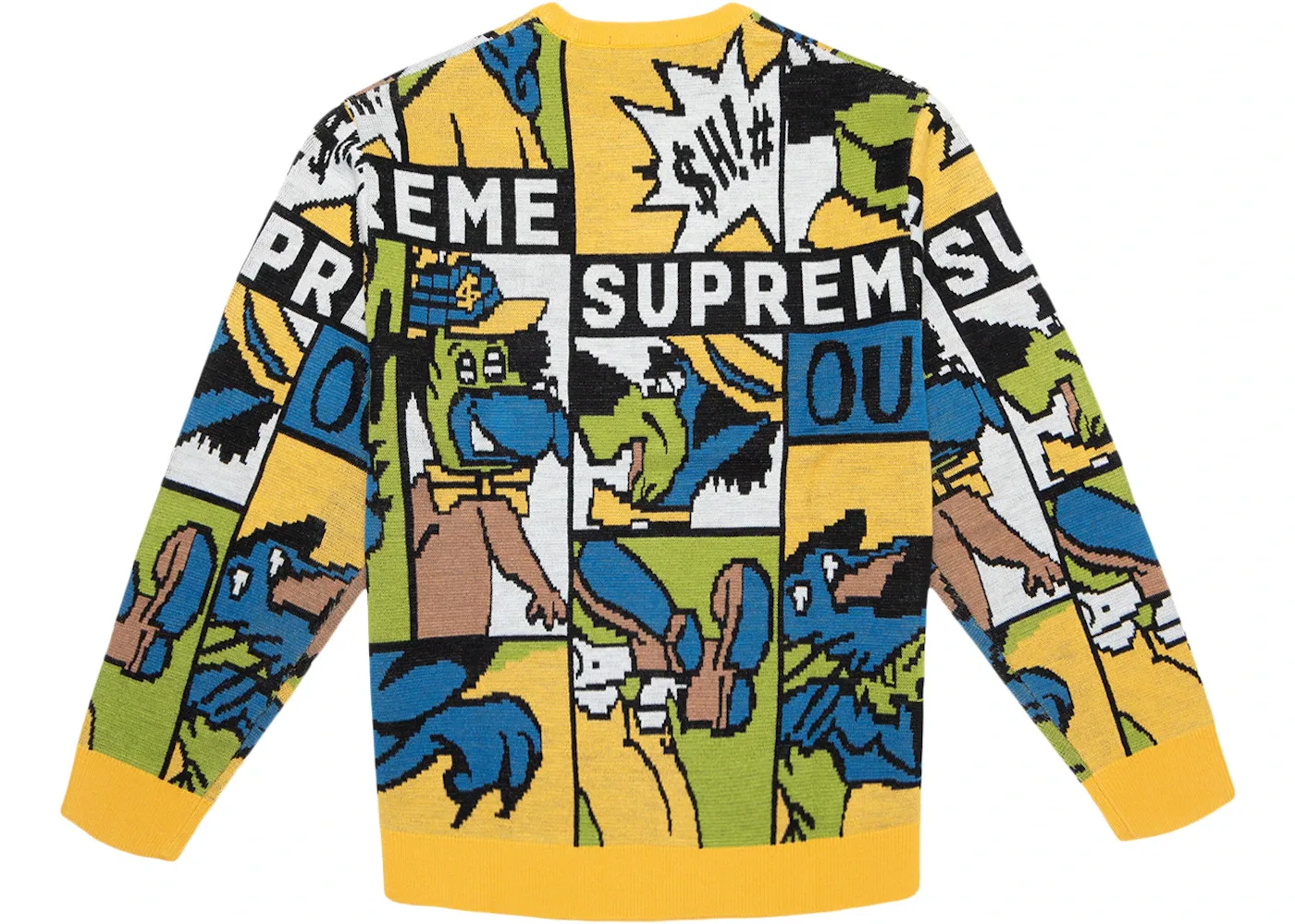 Мужской свитер с принтом Supreme SS20, Multicolor — фото 2