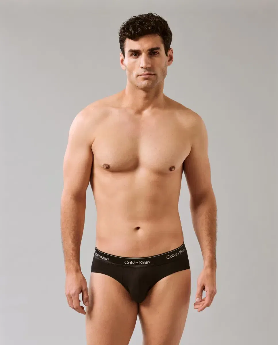 Мужской комплект трусов из хлопка с эластаном Icon Cotton Stretch Calvin Klein, Negro