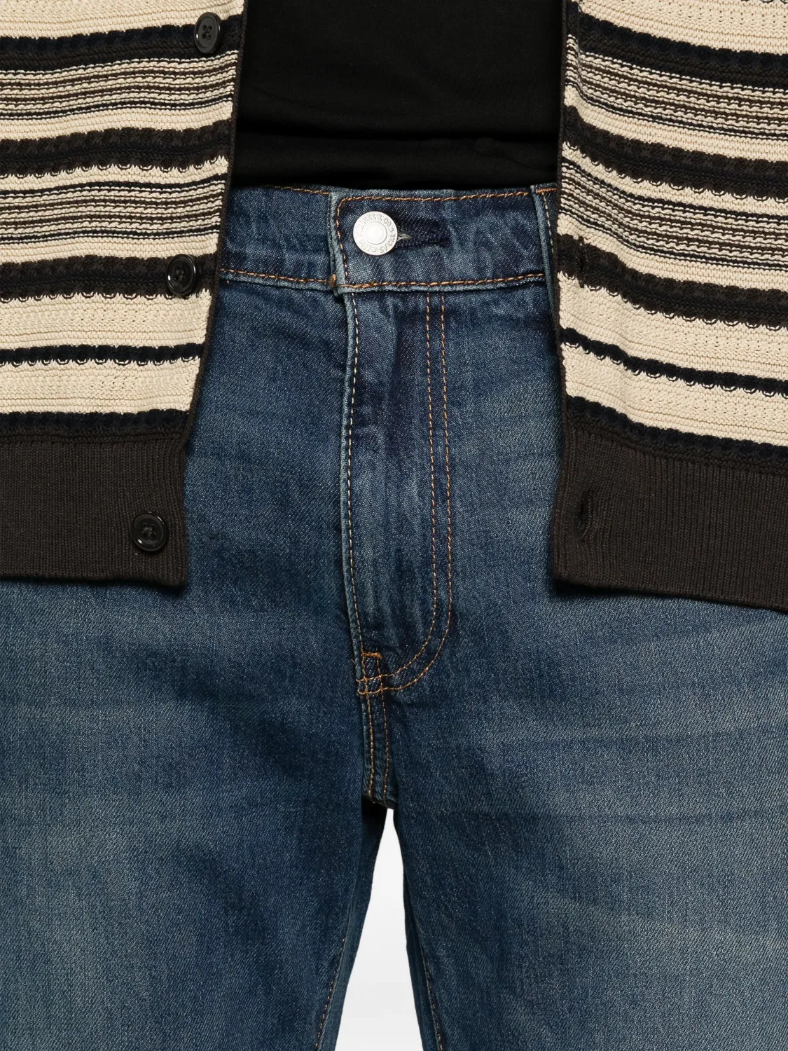 Джинсы Slim-Fit с Контрастной Прострочкой Levi's, синий — фото 2
