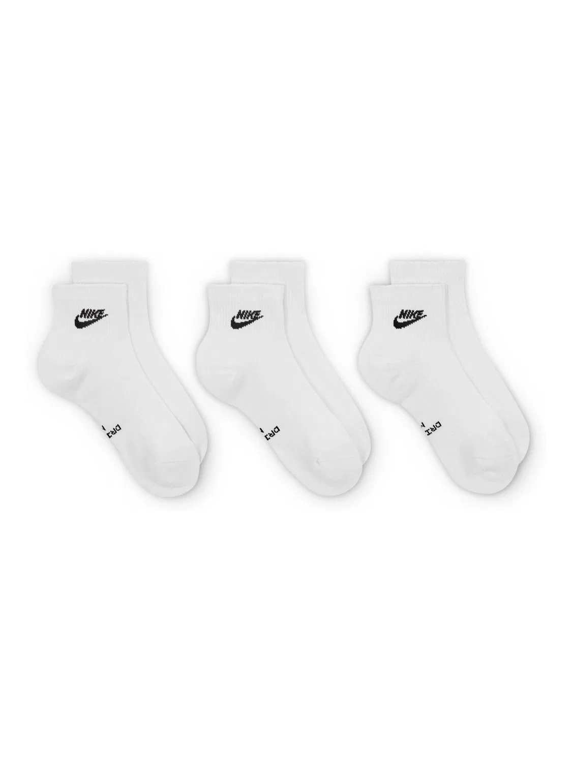 Носки Nike Everyday Crew, 3 пары, белый — фото 3