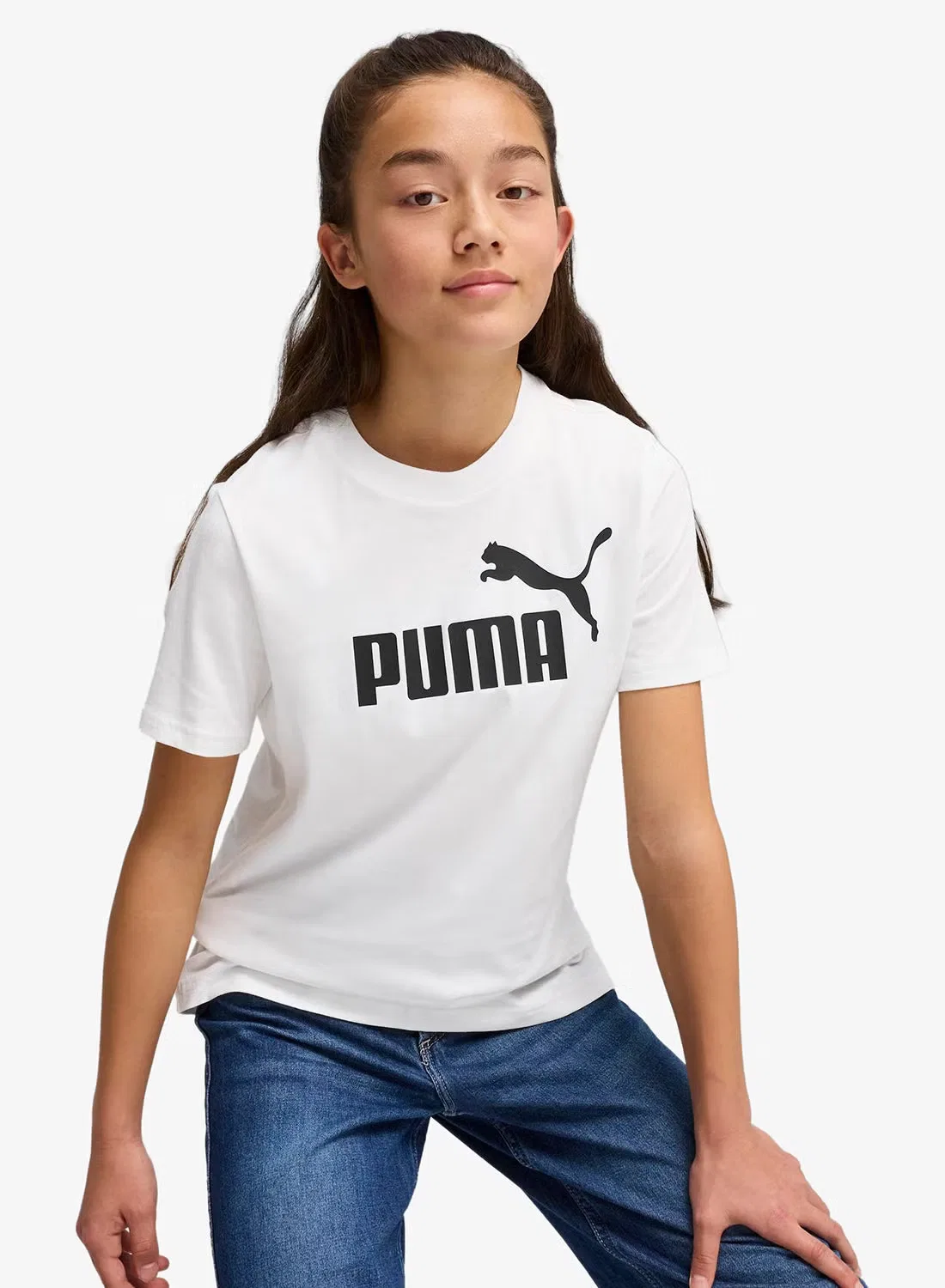 Футболка с принтом логотипа No. 1 Puma, белый