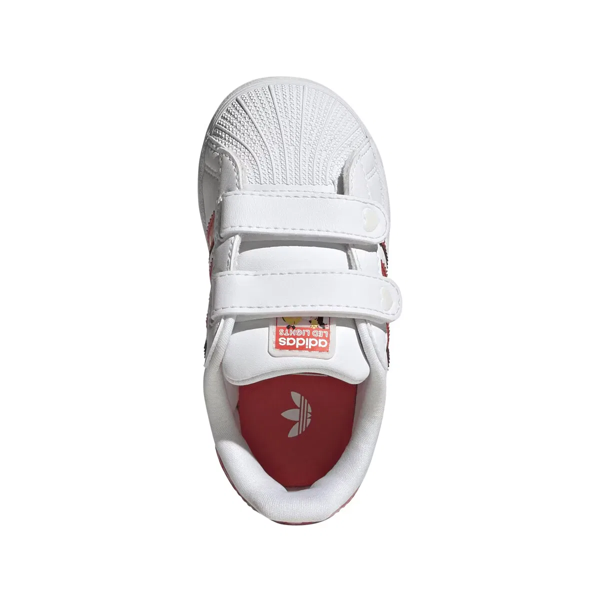 Кроссовки, Bebés Superstar Originals, adidas, черный — фото 3