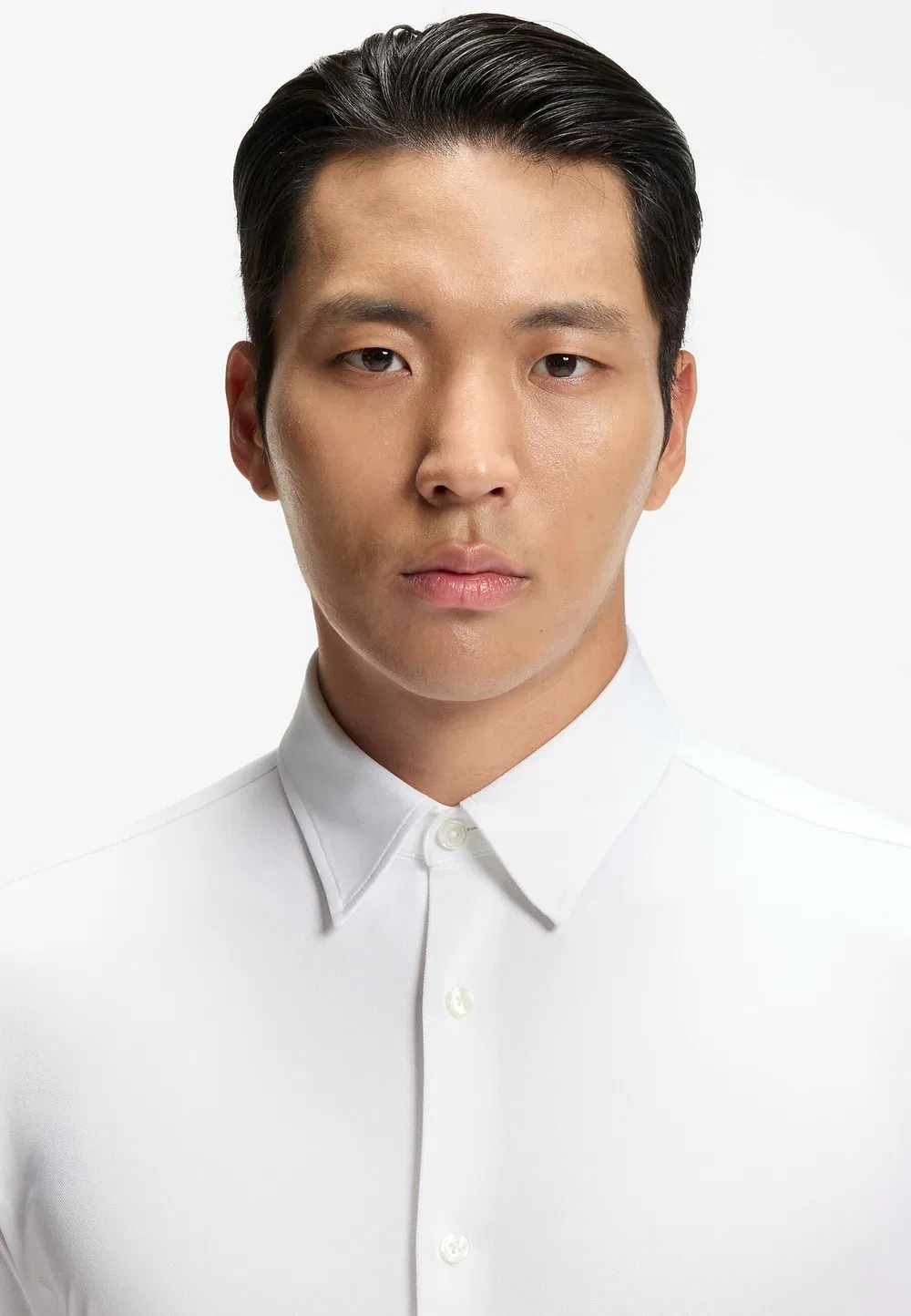 Классическая рубашка Boss, White — фото 4