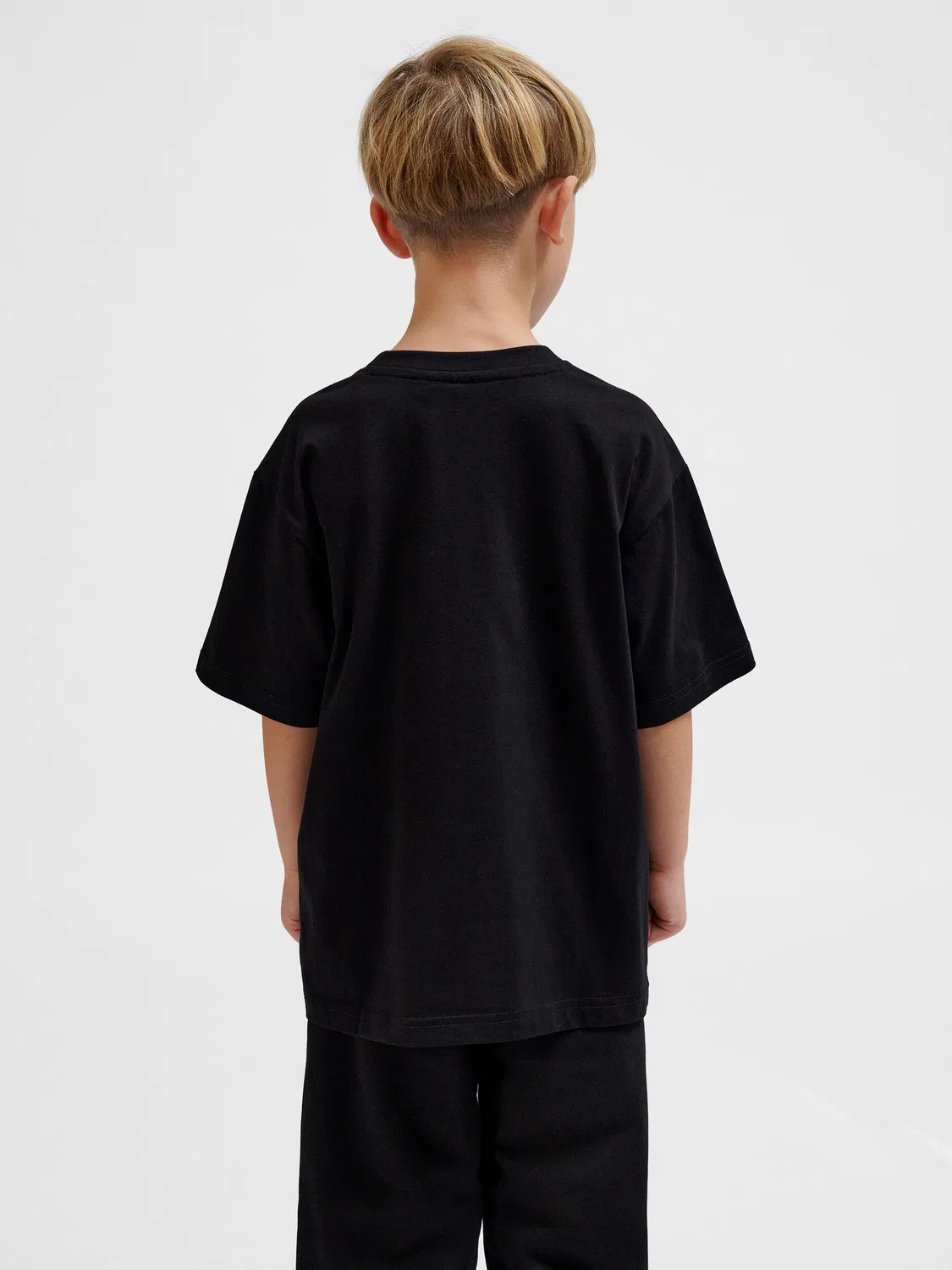 Детская футболка свободного кроя Hmljr Loose Hummel, Schwarz — фото 4