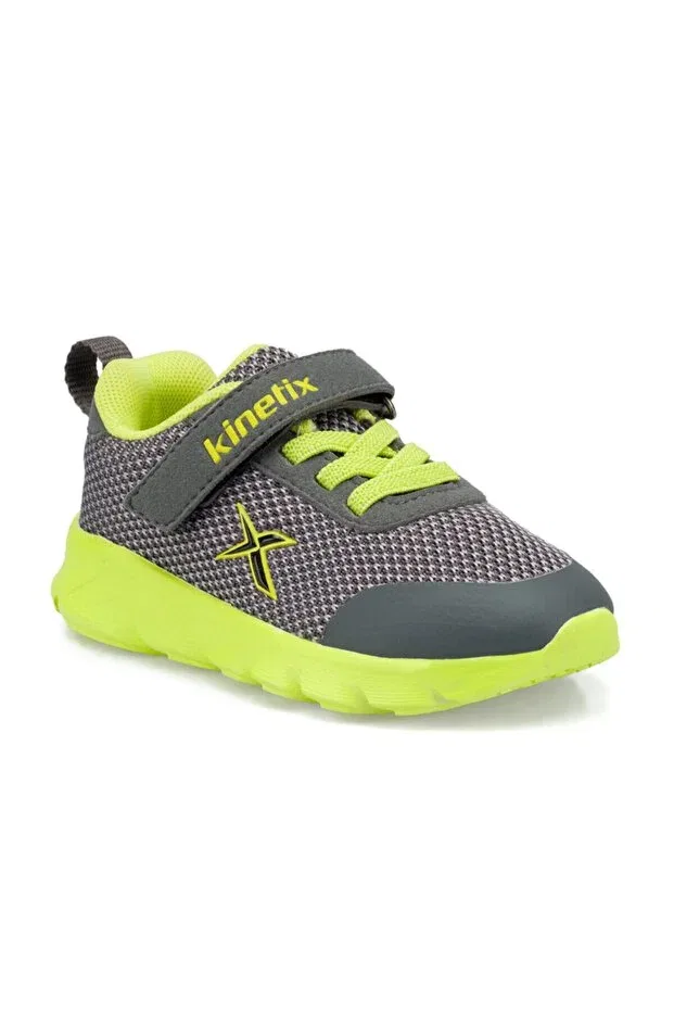 Детские кроссовки для мальчиков с липучкой Kinetix, Gray-Green