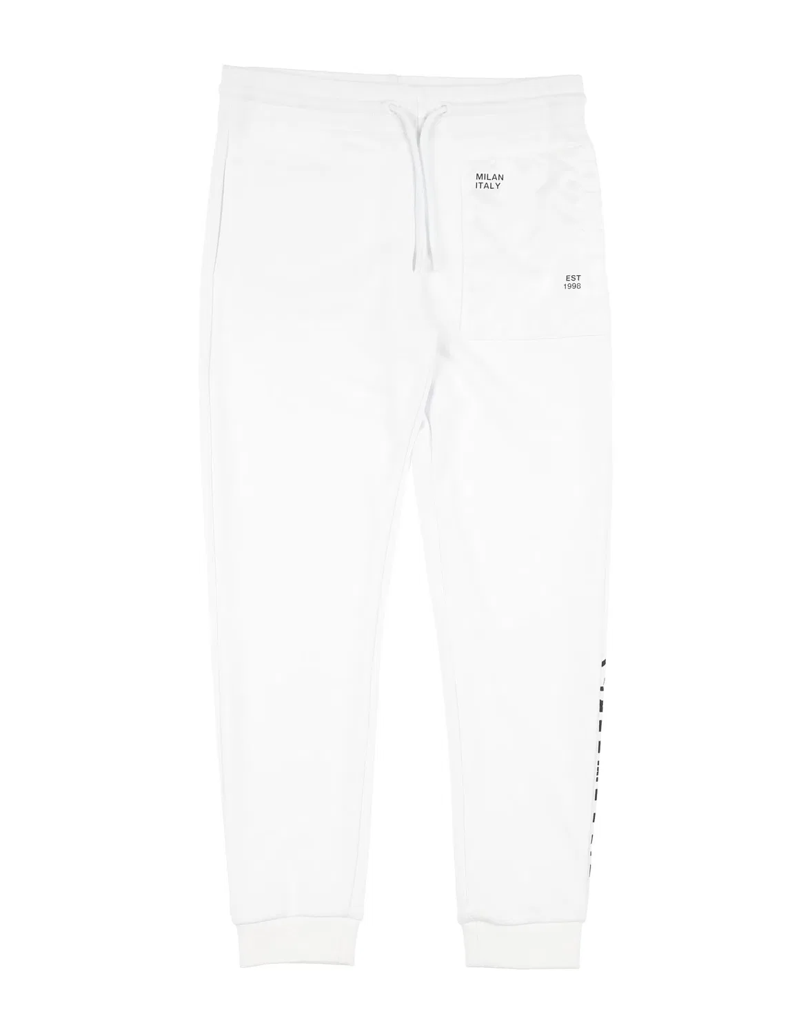 Детские спортивные штаны для мальчиков из футера Bikkembergs, белый
