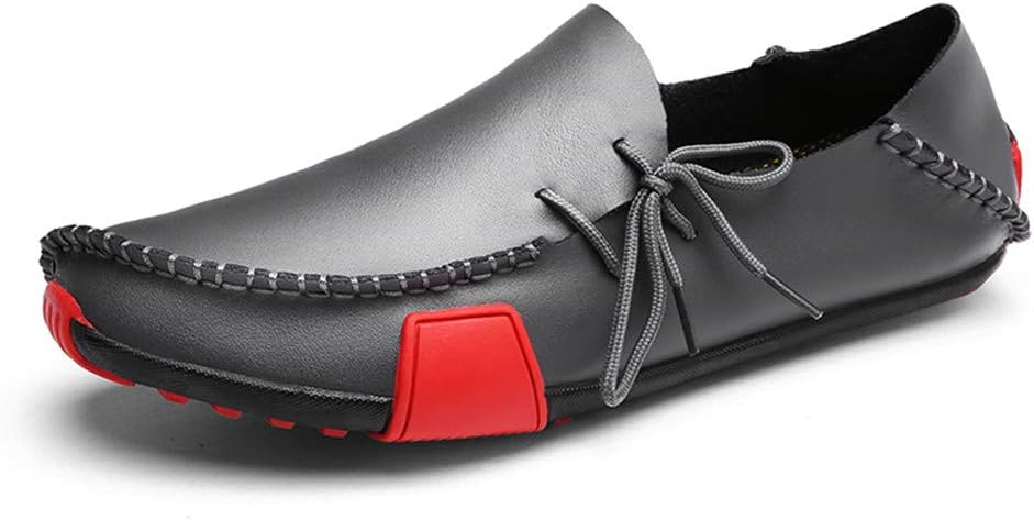 

Мужские повседневные мокасины для вождения из кожи, винтажные комфортные деловые туфли Asifn, черный