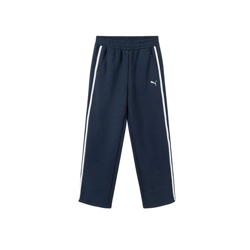 Детские штаны из футера PUMA, Цвет Dark Blue A81622