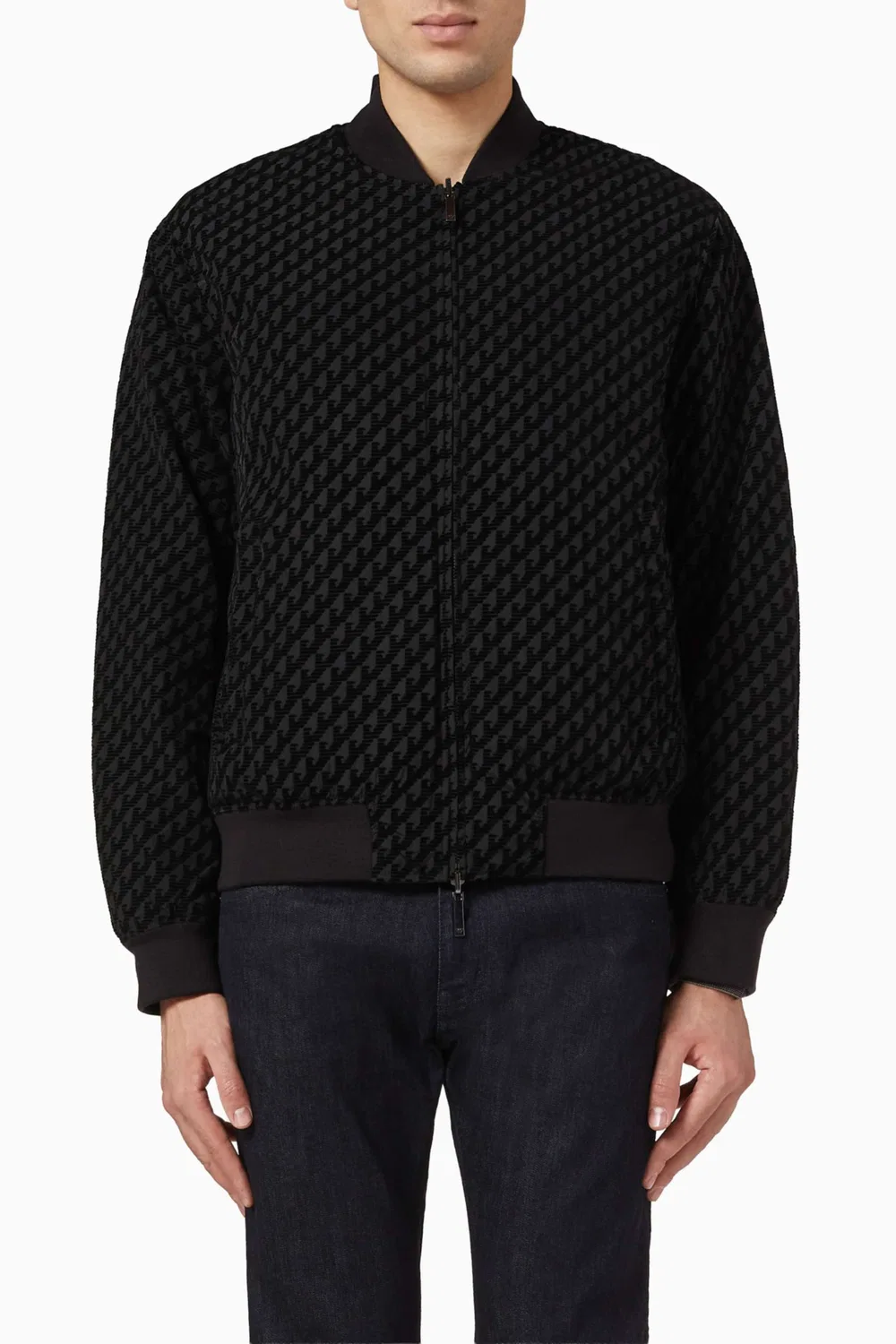 Куртка на молнии с логотипом Emporio Armani
