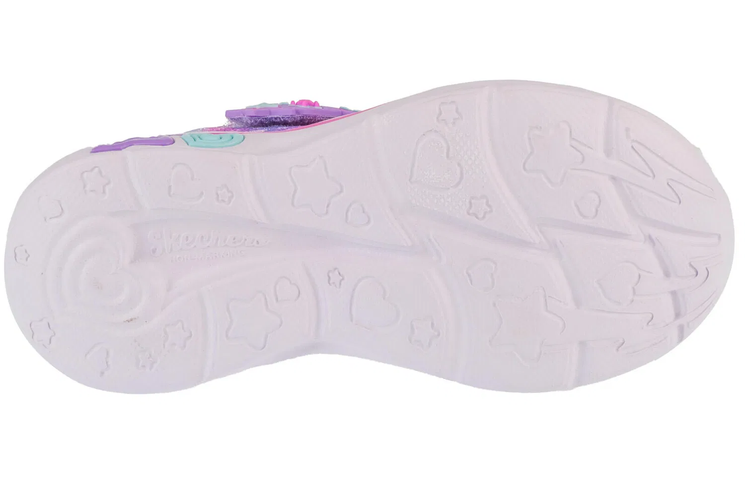 Детские кроссовки с принтом Snuggle Sneaks Skechers, Rosa — фото 4