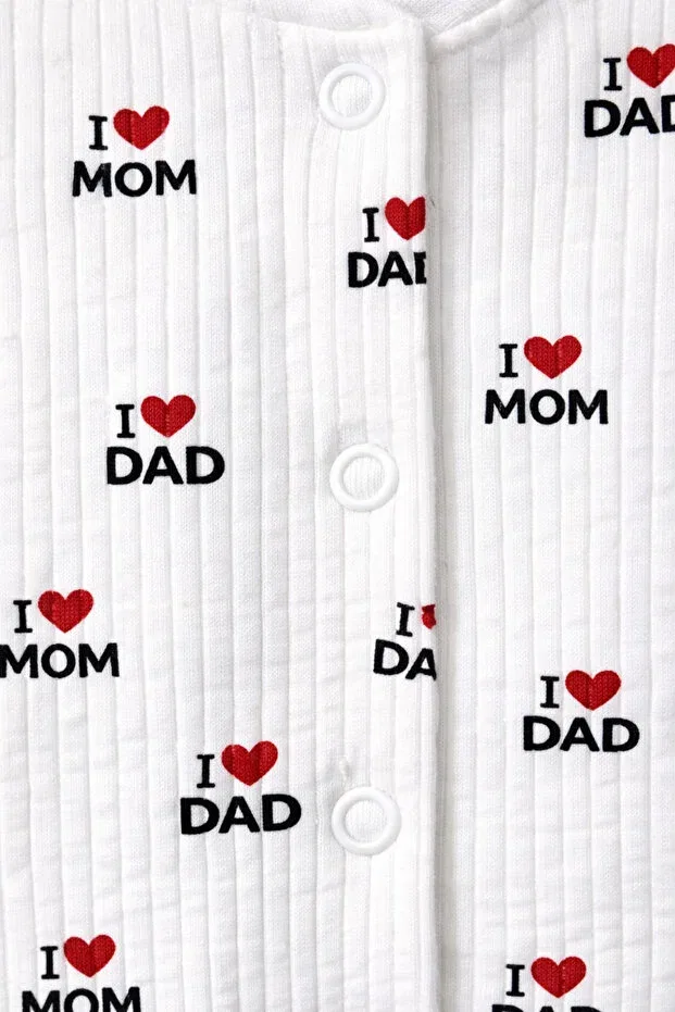 Детский комплект для новорожденных хлопковый Mom&Dad Omy, Mom&Dad — фото 3