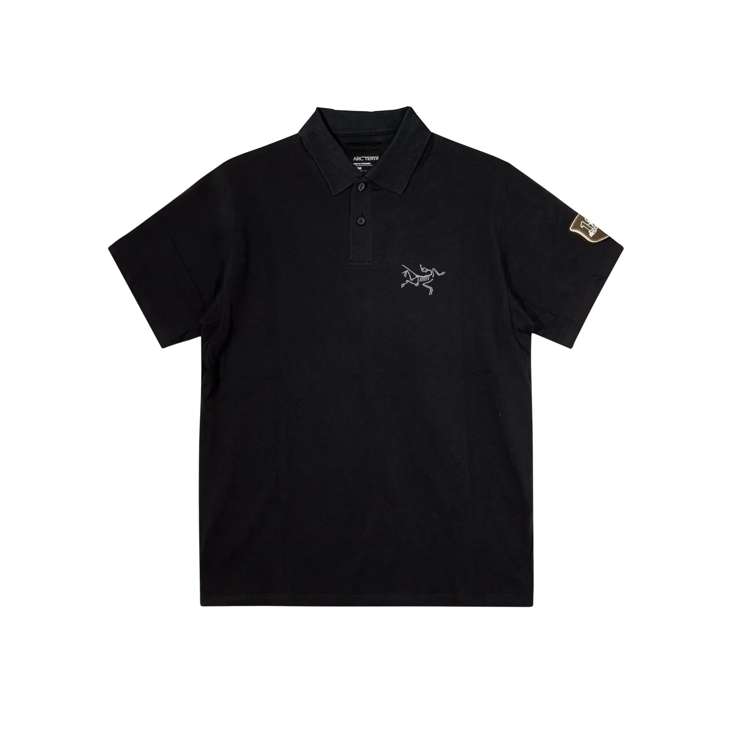 Женская футболка-поло с воротником KRAGG T Shirts Arcteryx, Black